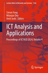 Book Cover for ICT Analysis and Applications Volume 4 by International Conference on ICT for Sustainable Development
