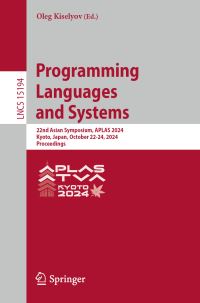 Book Cover for Programming Languages and Systems by Oleg Kiselyov