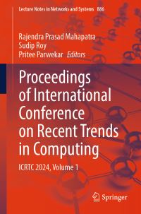 Book Cover for Proceedings of International Conference on Recent Trends in Computing Volume 1 by International Conference on Recent Trends in Computing