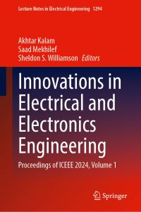 Book Cover for Innovations in Electrical and Electronics Engineering Volume 1 by International Conference on Electrical and Electronics Engineering, Swinburne University of Technology