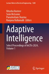 Book Cover for Adaptive Intelligence Volume 1 by International Conference on Information Technology InCITe