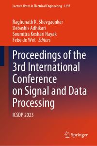Book Cover for Proceedings of the 3rd International Conference on Signal and Data Processing by International Conference on Signal and Data Processing