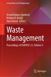 Book Cover for Waste Management Volume 4 by Recycled Waste Materials and Sustainable Engineering International Conference on Environmental Geotechnology