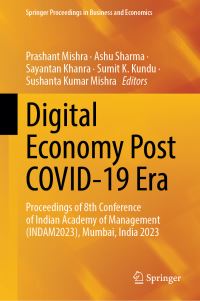 Book Cover for Digital Economy Post COVID-19 Era by Indian Academy of Management