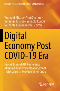 Book Cover for Digital Economy Post COVID-19 Era by Indian Academy of Management