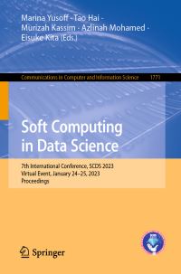 Book Cover for Soft Computing in Data Science by SCDS Conference