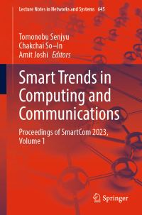 Book Cover for Smart Trends in Computing and Communications Volume 1 by SmartCom Conference