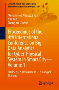 Book Cover for Proceedings of the 4th International Conference on Big Data Analytics for Cyber-Physical System in Smart City Volume 1 by Big Data Analytics for CyberPhysical System in Smart City Conference