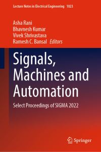 Book Cover for Signals, Machines and Automation by Machines and Automation International Conference on Signals