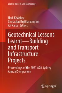 Book Cover for Geotechnical Lessons Learnt - Building and Transport Infrastructure Projects by AGS Sydney Annual Symposium