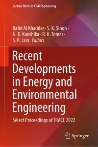 Book Cover for Recent Developments in Energy and Environmental Engineering by International Conference on Trends and Recent Advances in Civil Engineering