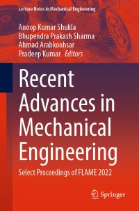 Book Cover for Recent Advances in Mechanical Engineering by Biennial International Conference on Future Learning Aspects of Mechanical Engineering