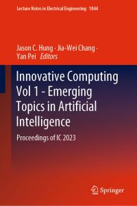 Book Cover for Innovative Computing Volume 1 Emerging Topics in Artificial Intelligence by International Conference on Innovative Computing