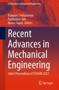 Book Cover for Recent Advances in Mechanical Engineering by Aerospace and Robotics International Conference on Sustainable Technologies and Advances in Automation