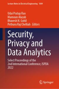 Book Cover for Security, Privacy and Data Analytics by ISPDA Conference