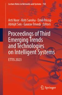 Book Cover for Proceedings of Third Emerging Trends and Technologies on Intelligent Systems by International Conference on Emerging Trends and Technologies on Intelligent Systems, Centre for Development of Advanced Computing