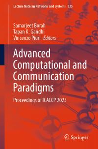 Book Cover for Advanced Computational and Communication Paradigms by International Conference on Advanced Computational and Communication Paradigms