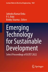Book Cover for Emerging Technology for Sustainable Development by International Conference on Emerging Trends in Engineering and Technology