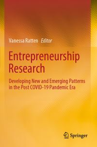 Book Cover for Entrepreneurship Research by Vanessa Ratten