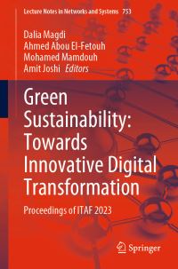 Book Cover for Green Sustainability by Internet of things  applications and future Conference