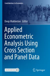 Book Cover for Applied Econometric Analysis Using Cross Section and Panel Data by Deep Mukherjee
