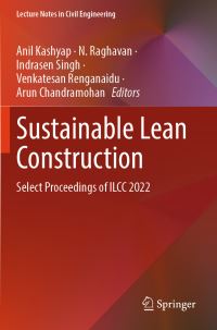 Book Cover for Sustainable Lean Construction by Indian Lean Construction Conference