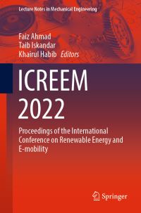 Book Cover for ICREEM 2022 by International Conference on Renewable Energy and Emobility, Borneo Convention Centre, Science  Technology Congress World Engineering