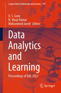 Book Cover for Data Analytics and Learning by Devanur S Guru, N Vinay Kumar, Mohammed Javed