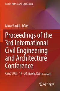 Book Cover for Proceedings of the 3rd International Civil Engineering and Architecture Conference by International Civil Engineering and Architecture Conference