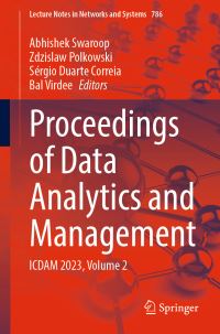 Book Cover for Proceedings of Data Analytics and Management Volume 2 by International Conference on Data Analytics and Management