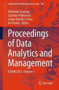 Book Cover for Proceedings of Data Analytics and Management Volume 4 by International Conference on Data Analytics and Management