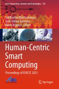 Book Cover for Human-Centric Smart Computing by International Conference on HumanCentric Smart Computing
