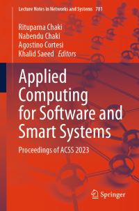 Book Cover for Applied Computing for Software and Smart Systems by International Symposium on Applied Computing for Software and Smart Systems