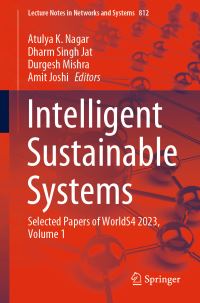 Book Cover for Intelligent Sustainable Systems Volume 1 by Security and Sustainability World Conference on Smart Trends in Systems