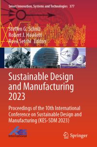 Book Cover for Sustainable Design and Manufacturing 2023 by International Conference on Sustainable Design and Manufacturing