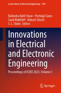 Book Cover for Innovations in Electrical and Electronic Engineering Volume 1 by International Conference on Electrical and Electronics Engineering, Chitkara University