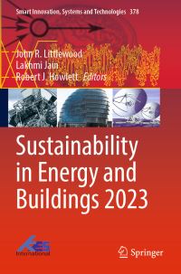 Book Cover for Sustainability in Energy and Buildings 2023 by International Conference on Sustainability in Energy and Buildings