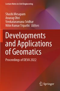 Book Cover for Developments and Applications of Geomatics by Developments and Applications of Geomatics Conference