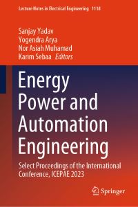Book Cover for Energy Power and Automation Engineering by Energy Power and Automation Engineering Conference