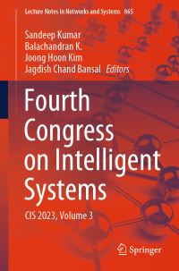 Book Cover for Fourth Congress on Intelligent Systems Volume 3 by Congress on Intelligent Systems, India Christ University Bangalore