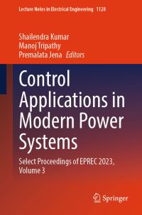 Book Cover for Control Applications in Modern Power Systems Volume 3 by EPREC Conference