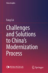 Book Cover for Challenges and Solutions to China's Modernization Process by Fang Cai