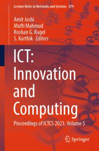 Book Cover for ICT - Innovation and Computing Volume 5 by International Conference on Information and Communication Technology for Competitive Strategies