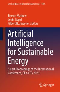 Book Cover for Artificial Intelligence for Sustainable Energy by Jimson Mathew, Lenin Gopal, Filbert H Juwono