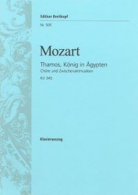 Book Cover for Thamos, King in Egypt K. 345 (336A) by Wolfgang Amadeus Mozart