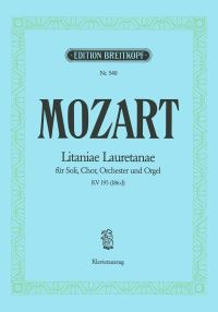 Book Cover for Litaniae Lauretanae K. 195 (186D) by Wolfgang Amadeus Mozart