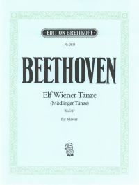 Book Cover for 11 Viennese Dances WoO 17 by Ludwig van Beethoven