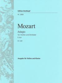 Book Cover for Adagio in E Major K. 261 by Wolfgang Amadeus Mozart