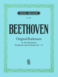 Book Cover for 8 Original Cadenzas by Ludwig van Beethoven