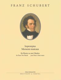 Book Cover for Impromptus, Moments Musicaux by Franz Schubert